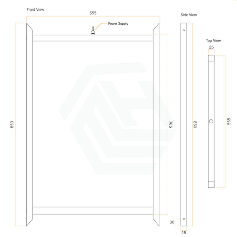 Thermogroup 555X850X25Mm 160Watt In-Wall Heating System Panels