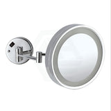 Thermogroup 250Mm Exposed Plugin Led Makeup Mirror 3X Magnifier Chrome Round Led Mirrors