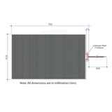 Thermogroup 410X700X5.5Mm Thermomirror Ultra-Thin Demister Pad Mirror