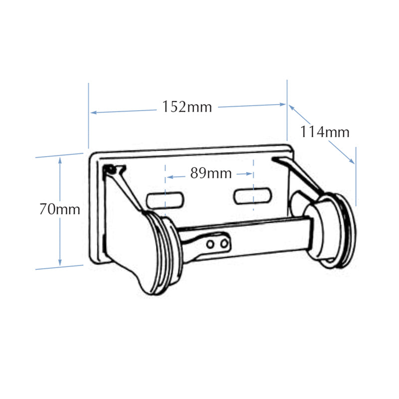 Stainless Steel Vandal Resistant Locking Mechanism Toilet Paper Dispenser