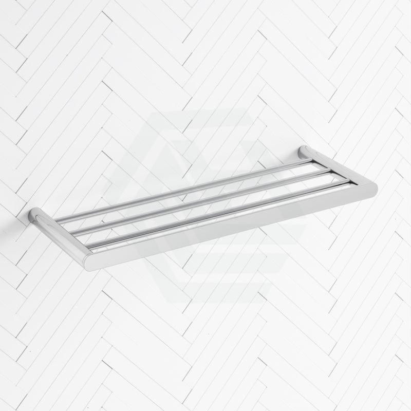 Towel Rack With Round Edges Wall Mounted Chrome Racks