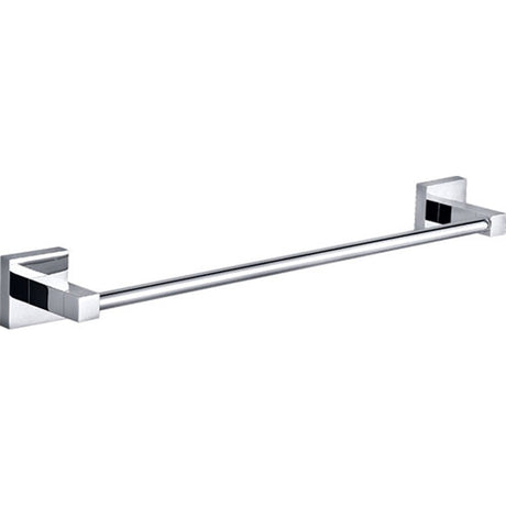 Sara 600Mm Chrome Single Towel Rail Brass Wall Mounted Rails