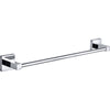 Sara 600Mm Chrome Single Towel Rail Brass Wall Mounted Rails