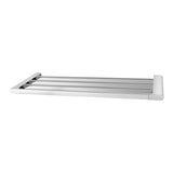 Quavo Chrome Towel Rack 600Mm Brass 4 Bars Wall Mounted Bathroom Products