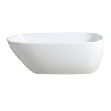 1690x775x595mm Veda Freestanding Acrylic Bathtub Slim Edge NO Overflow Variant Colour Available