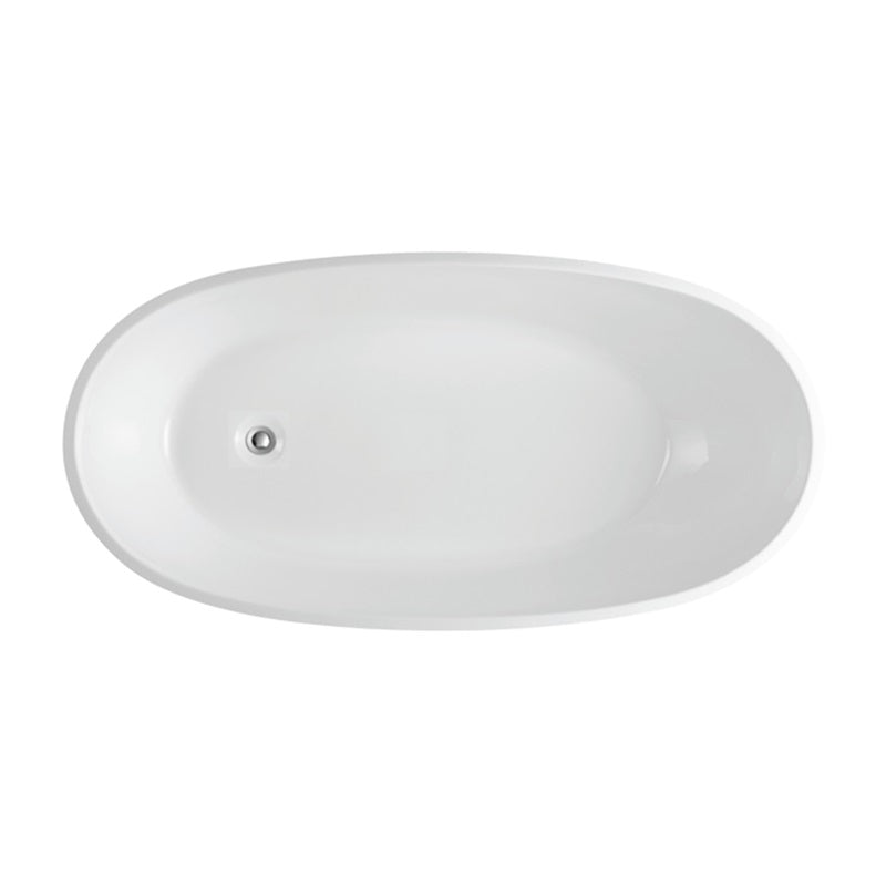 1690x775x595mm Veda Freestanding Acrylic Bathtub Slim Edge NO Overflow Variant Colour Available