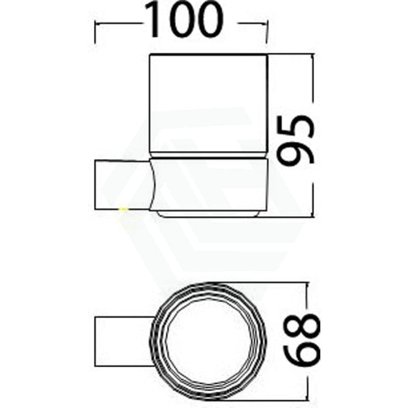 Wall Mounted Tumbler Holder Chrome