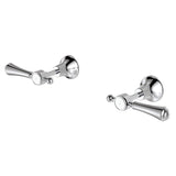 Fienza Lillian Lever Wall Top Assemblies Chrome/Ceramic White Handle Chrome