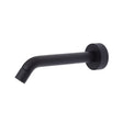 180Mm Fienza Axle Round Matt Black Basin/Bath Outlet Solid Brass Water Spouts