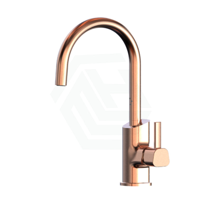 X - Class Xpressfit 304 Stainless Steel Rose Gold Kitchen Mixer Swivel Sink Mixers