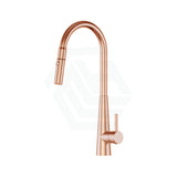 Xcel Xpressfit Rose Gold Stainless Steel Retractable Dual Spray Swivel Pull Out Mixer Tap Sink