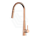 Xcel Xpressfit Rose Gold Stainless Steel Retractable Dual Spray Swivel Pull Out Mixer Tap Sink