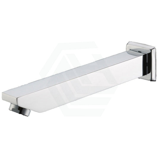 Yale Chrome Brass Square Bath Spout 200Mm Wall Spouts