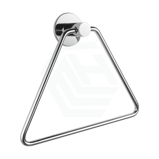 Zevi Self Adhesive Round Chrome Hand Towel Holder 304 Stainless Steel Drill Free Bathroom Products